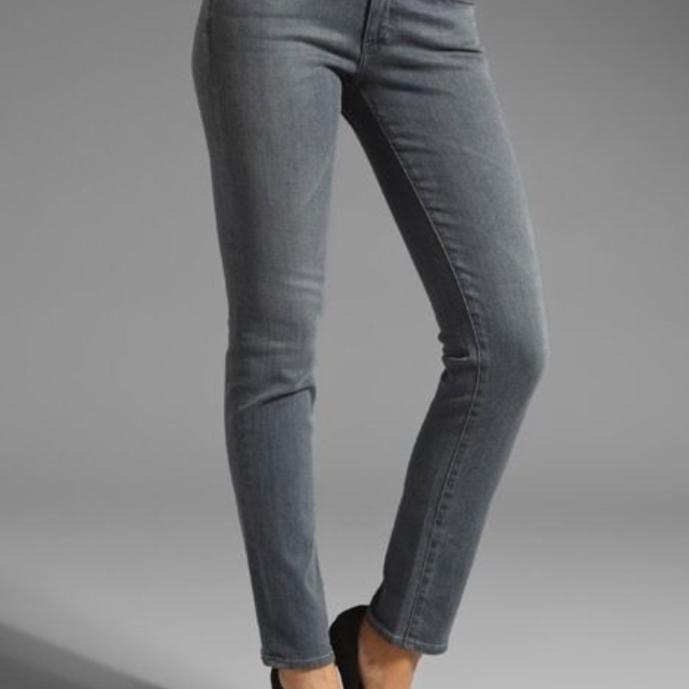 AG Stilt Cigarette Leg Jeans - Gray - 28R
